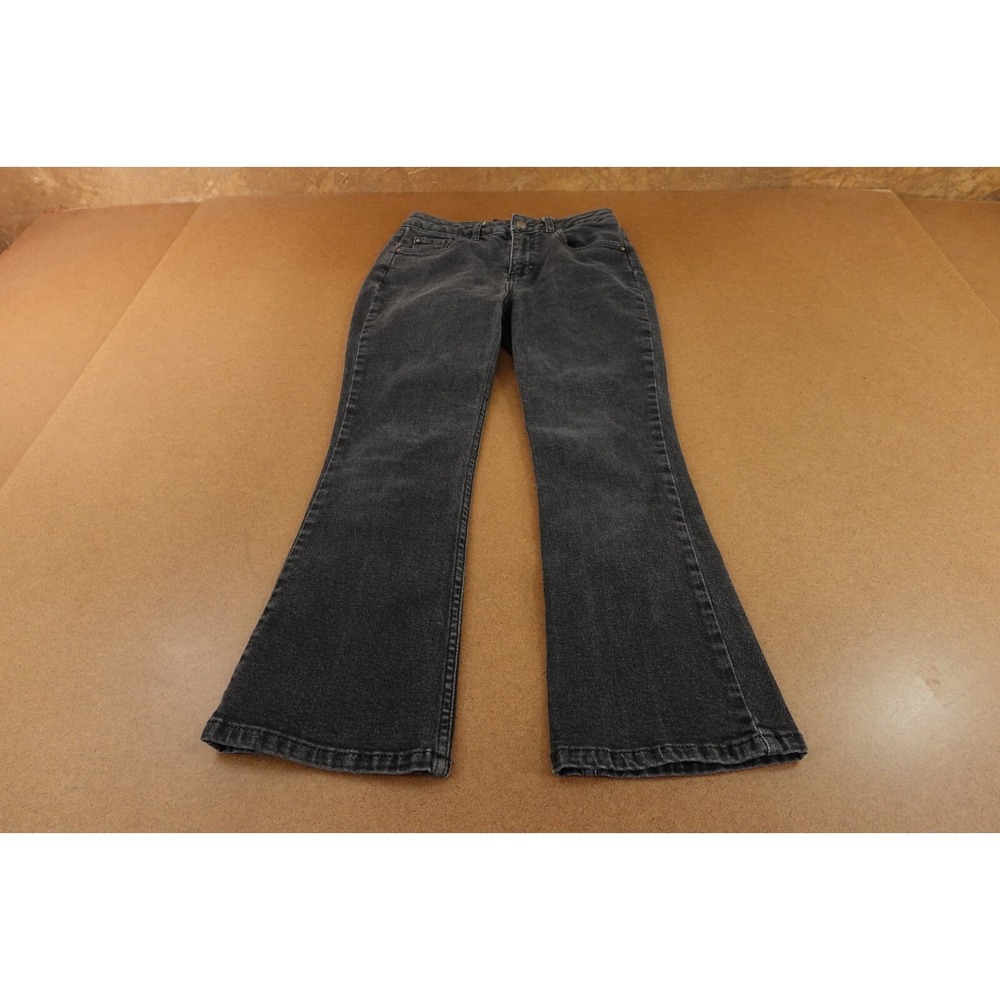 Boden Womens Size 6 Black Washed Denim High Rise Flare Leg Jeans New